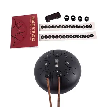 

Music Education 6 Inch Tongue Drum 8 Tone Key Empty Lotus Drums W91C
