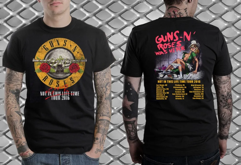 Guns N Roses Concert T Shirt Not In 