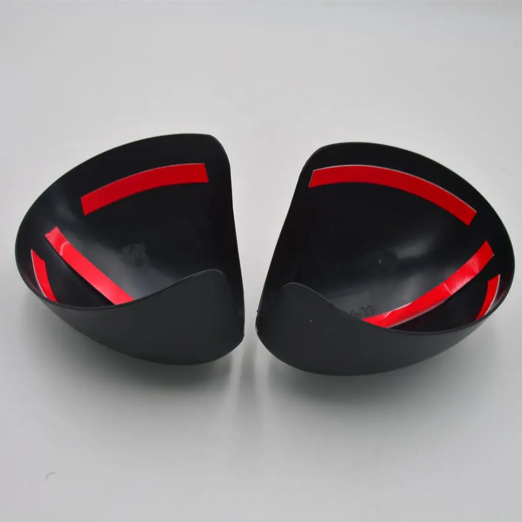 1 Pair Black Rearview Mirror Cover Trim For Mini Cooper R52 R50 R53 Auto Mirror