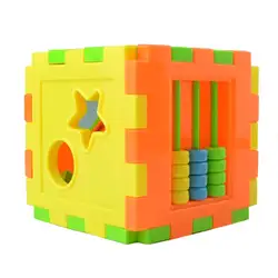 Детские Multi фигурный сортер Интеллект коробка познавательная матч строительные блоки развивающий куб Игрушки для раннего развития детей