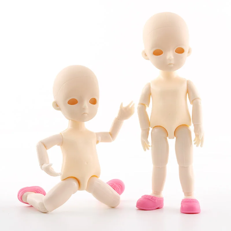 1/12 BJD куклы 13 шарниров подвижная BJD кукла лысый 16 см DIY куклы оригинальные куклы для девочек игрушки для детей подарки на день рождения