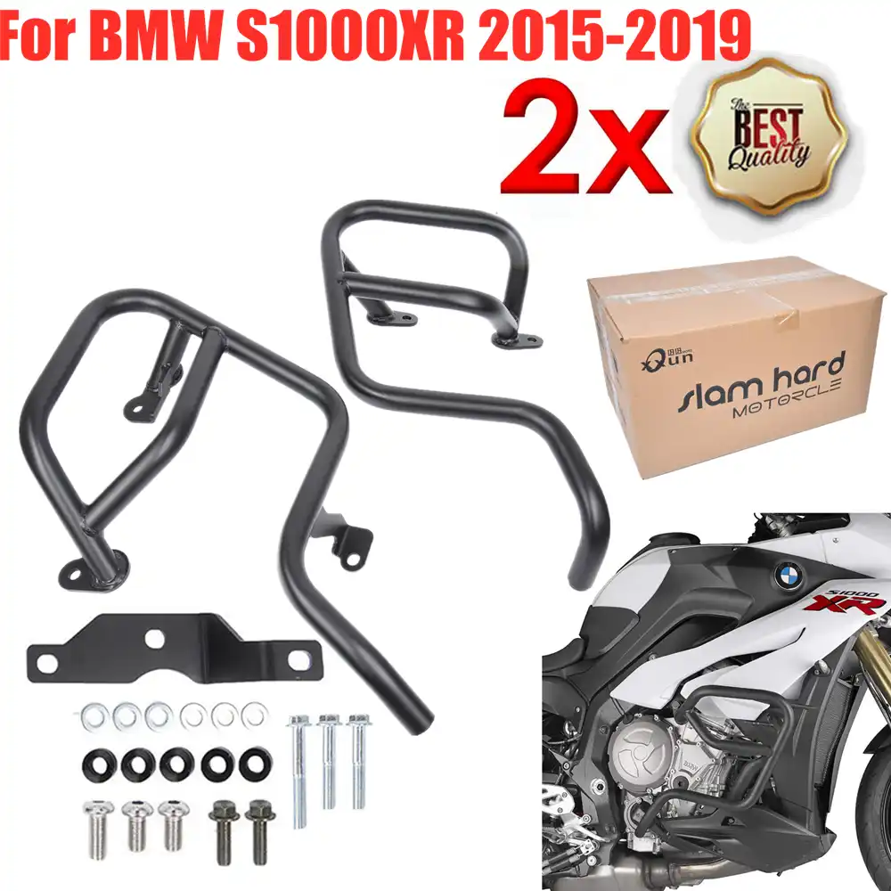 Motorcycle Crash Protection Products Black Engine Guard Crash Bars