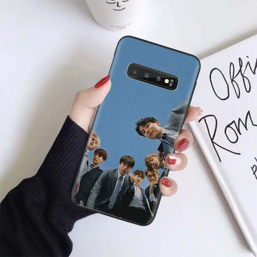 Kpop Kim Seok Jin Boys чехол для samsung Galaxy S10+ Plus Lite Note 10 9 8 S9 S8 J4 J6+ Plus S7 S6 черный чехол для телефона