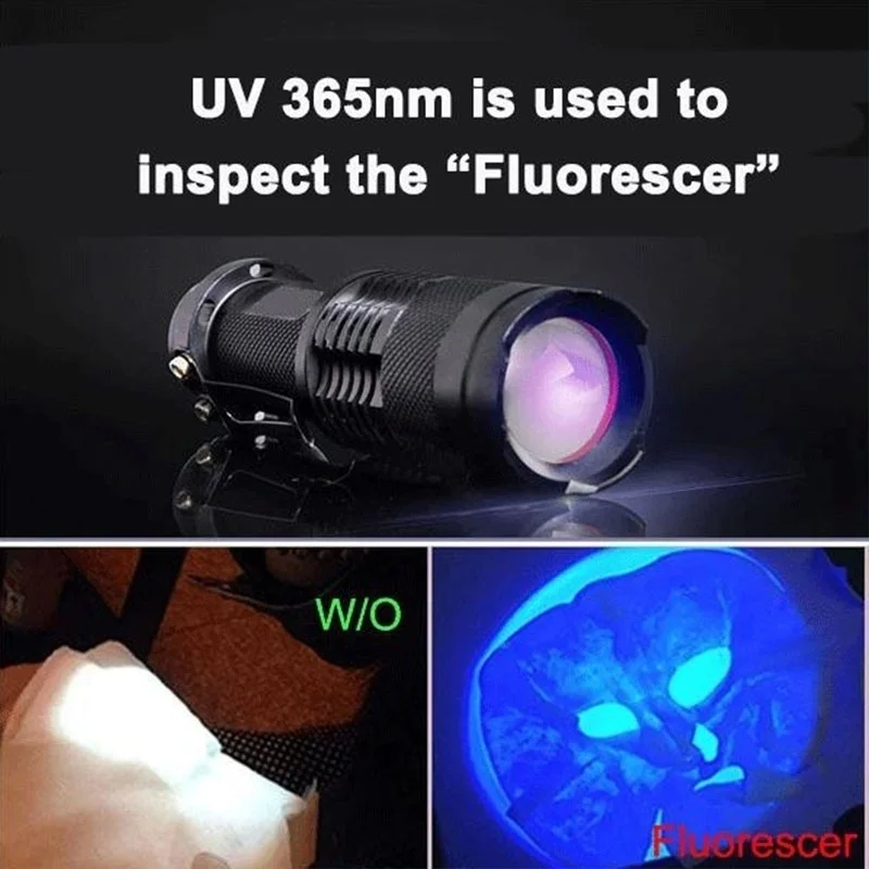 Горячая 395nm Led ультрафиолетовый фонарик свет УФ-лампа Blacklight УФ лампа для обнаружения маркера G66