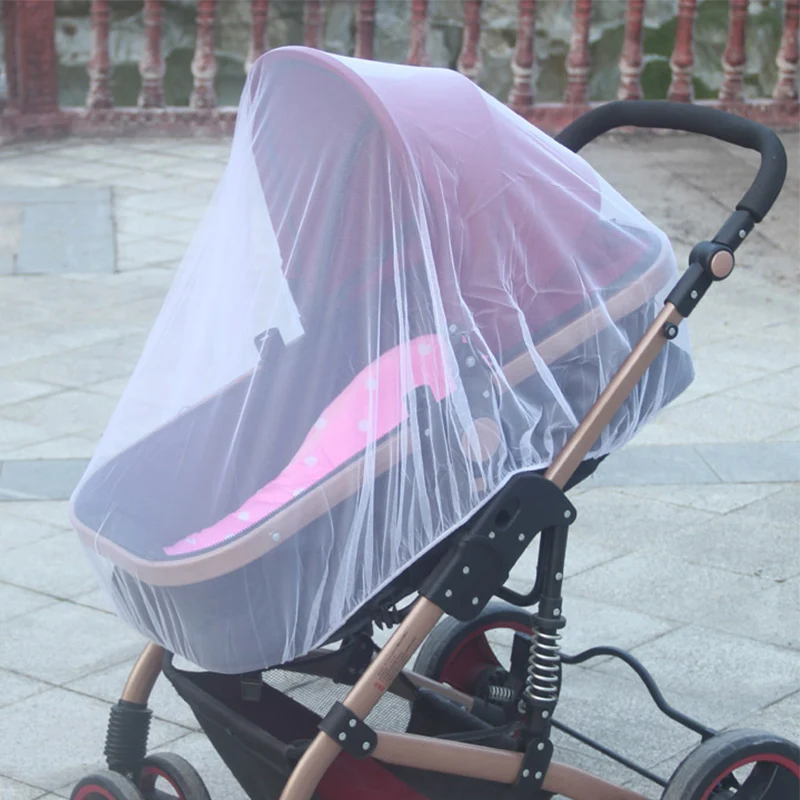 White Mosquito Net Детская коляска с солнцезащитным козырьком, козырек от солнца, чехол для коляски, аксессуары для коляски, автомобильное кресло, коляска, кепка, тележка, тенты - Цвет: White Mosquito Net