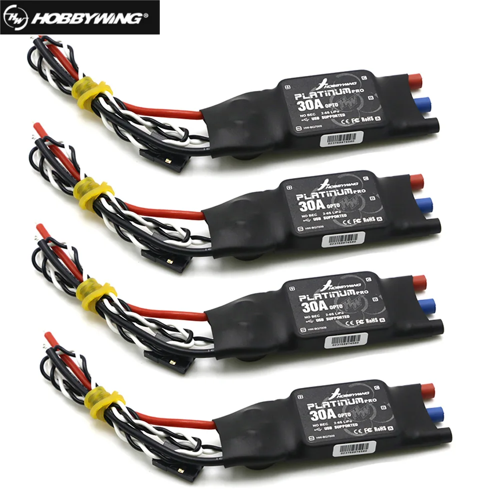 Hobbywing Platinum 30A OPTO PRO Cob ESC 2S to 6S Speed Controllers for RC Multi-rotor Copter | Игрушки и хобби