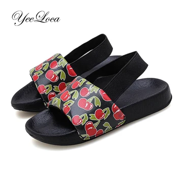 

Toddler Boys Girls Beach Pool Slides Sandals Kids Water Shoes Kids' Mini Beach Slide Dino Slipper Summer Children Sandals Flat