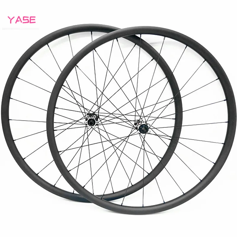 YASE 29er Углеродные Диски для горных велосипедов колеса rodas mtb 29 30x25 мм Асимметричная бескамерная NOVATEC D411SB-D412SB 100x15 142x12 углеродная колесная установка