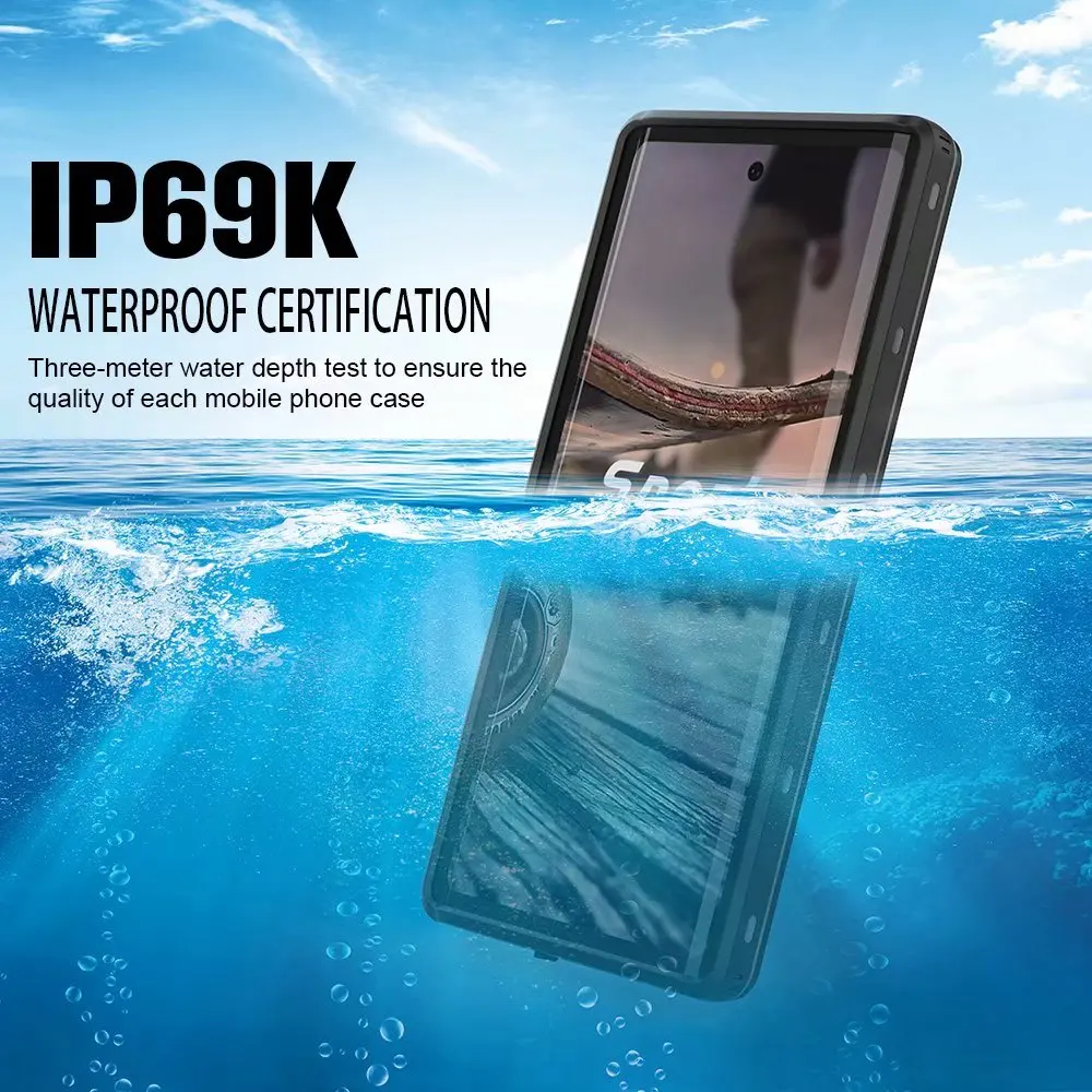 IP69K Примечание 10 Водонепроницаемый чехол для samsung Galaxy Note 10 киккстанд защитой 360 градусов Полная защита Водонепроницаемый чехол