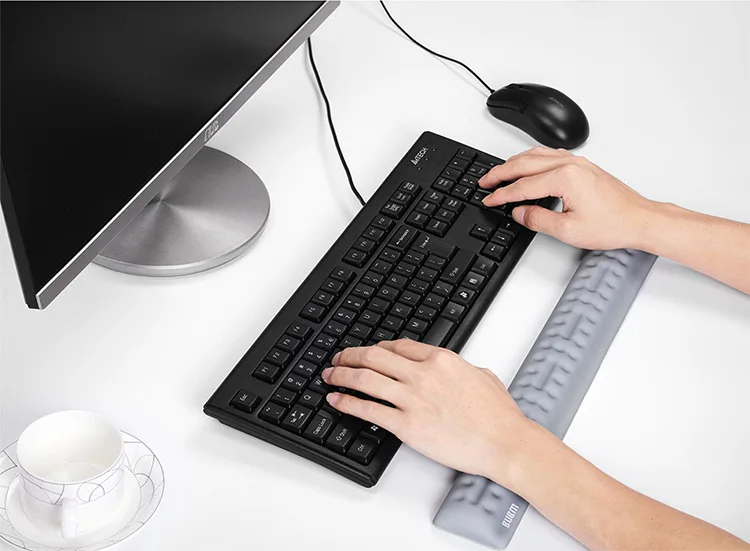 Клавиатура подставка для запястья и мышь поддержка запястья, поддержка рук с нескользящей резиновой основой, Эргономичная подставка для рук облегчение боли для офиса