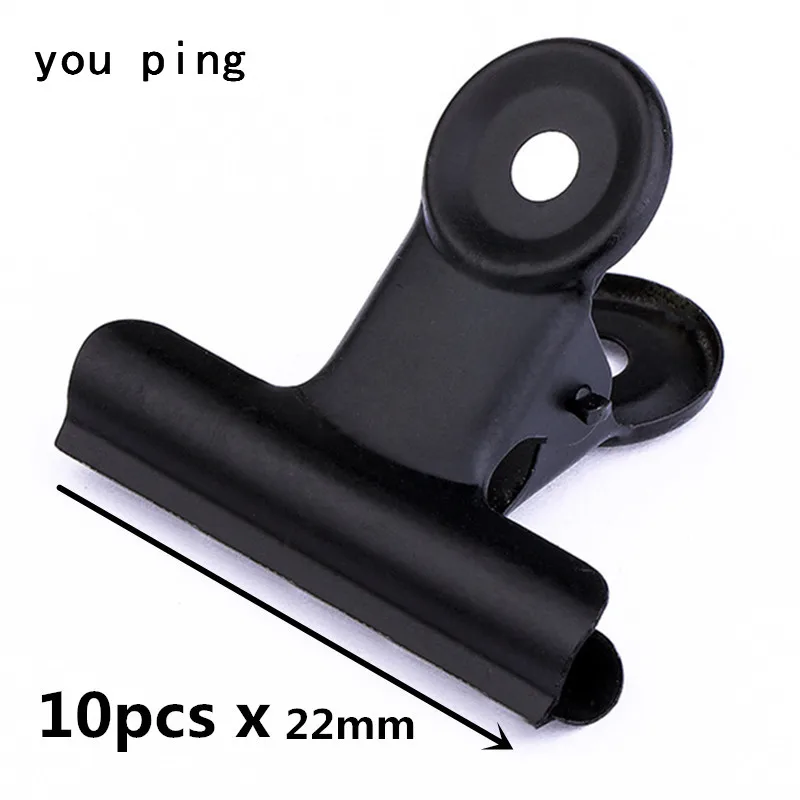 50mm 38mm 31mm 22mm Round Metal Clamp Paper Bookmark Clips Memo Clip Student School Office Supplies paper clips metal clamp clips book clips memo holders