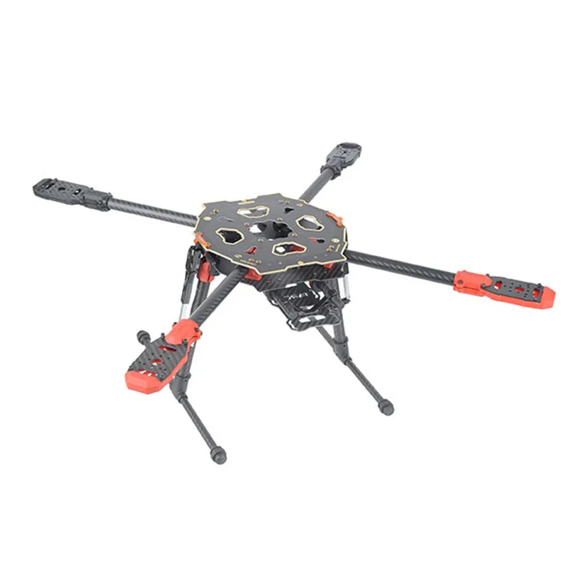 Таро 650 спортивный RC DIY Дрон наборы FPV Квадрокоптер рама четыре оси стойки CF PCB