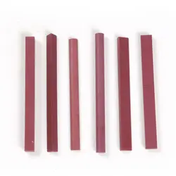Pierre à aiguiser en rubis 6 formes, meule de polissage, grain 3000 L 100mm 