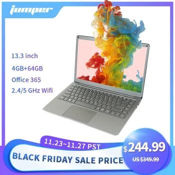 

Jumper EZbook X3 4GB 64GB Intel N3350 Notebook Win 10 Laptop With Office 365 13.3 Inch 1920*1080 IPS Screen Computer
