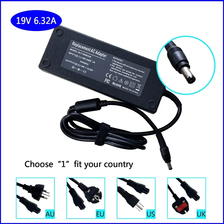 Блок питания переменного тока для ноутбука ASUS GL550 GL550JK n752v x ADP-120ZB BB S62Fm N550JV-CN036H GL551JW