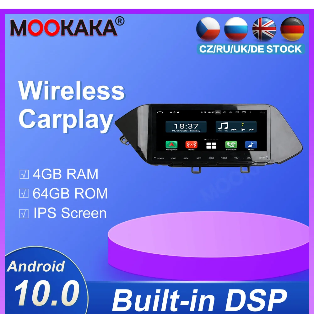 Carplay Android 10 навигация для Hyundai Sonata 2019 2020 автостерео головное устройство