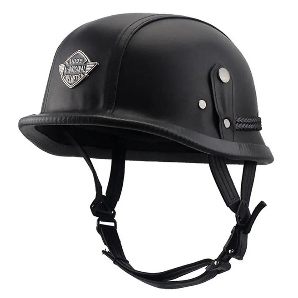MeterMall Helmet Personal Retro Cruiser Motorcycle Helmet