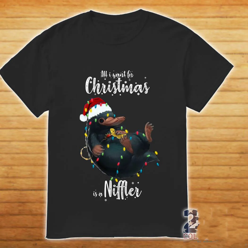 Все, что я хочу на Рождество-футболка унисекс Niffler