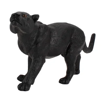 

1pc Simulation Animal Toy Adorable Panther Model Kids Animal Panther Model Toy