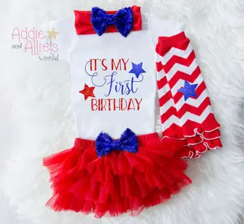

US Newbron Baby Girl My 1st Birthday Romper Jumpsuit Tulle Skirt Dress Outfits