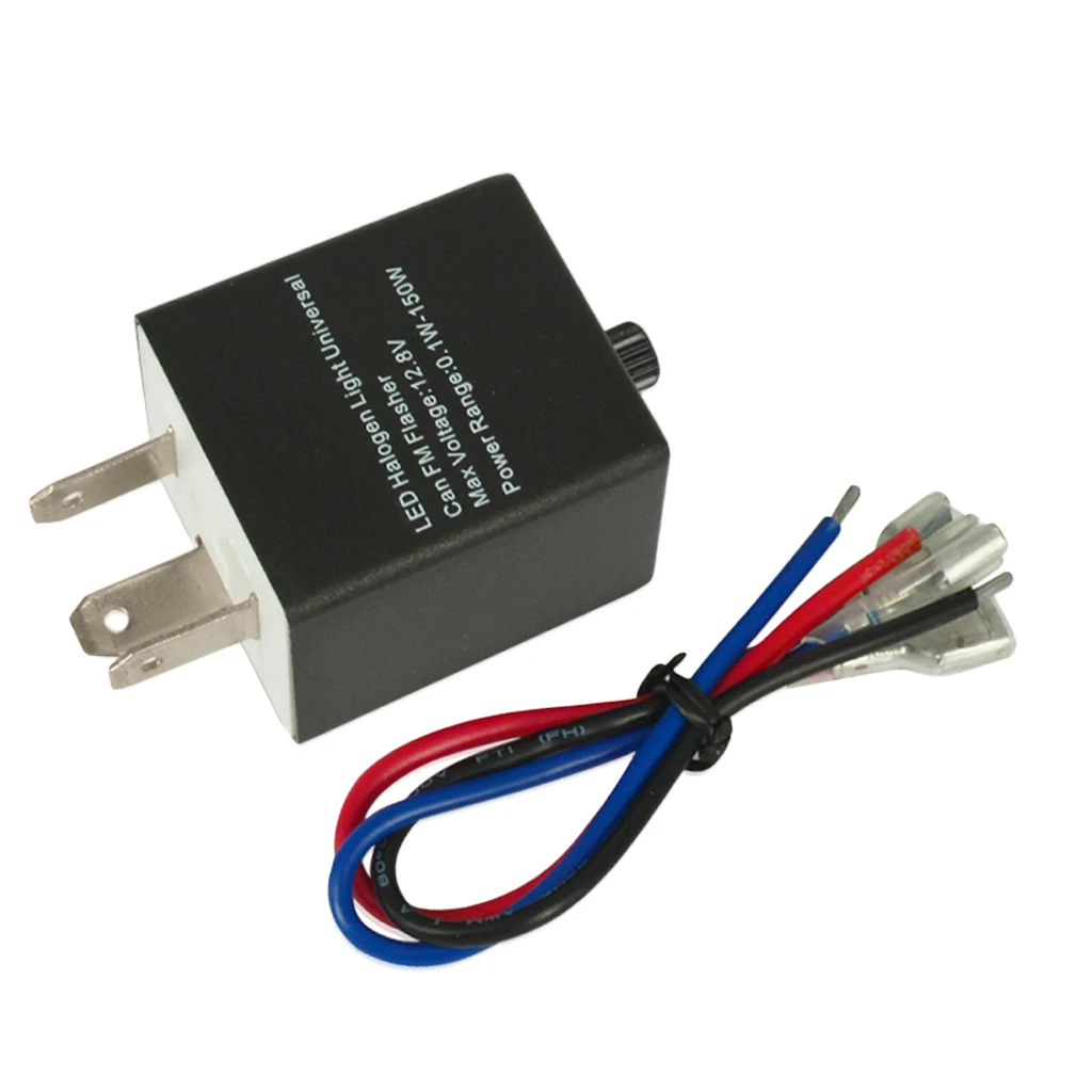 Черные мотоциклетные Универсальный 12v 24V 3 контактный Скорость регулируемый