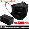 10-600pcs Mask Disposable Non wove Mascarillas 3 Layer Ply Filter Mask Mouth Face Mask Breathable Dust Earloops Masks Face Ma 1