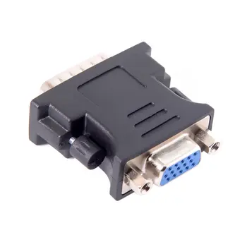 

1 to 1 DMS-59 DMS59 59Pin DVI Male to 1-Port VGA Female Video Y Splitter SHORT Cable 1 PC to 1 MONITOR