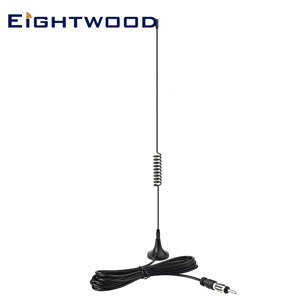 Eightwood antena de Radio FM AM para vehículo, camión, RV, barco marino, unidad principal de Radio Audio estéreo, reproductor de receptor multimedia de CD|Antenas| - AliExpress