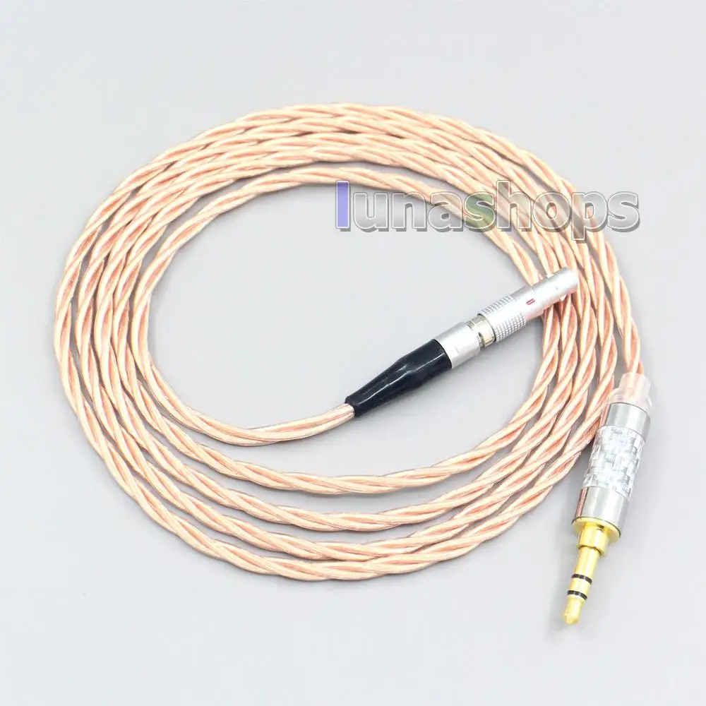 

LN007152 Silver Plated OCC Shielding Coaxial Earphone Cable For AKG K812 K872 Reference Headphone Headset