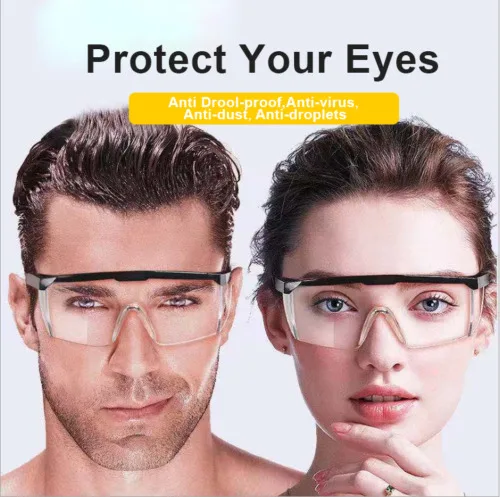 

New Anti Virus Safety Goggles Glasses Eye Protection Work Lab Anti Dust Clear Lens