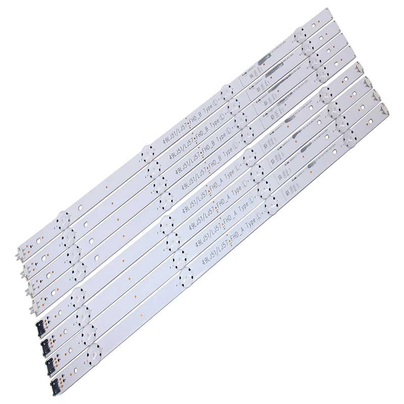 Новинка 80 шт./компл. Светодиодная лента для LG 49LH590V HC490DUN 49LH5700 49LJ51/LJ57_FHD_A B Тип innotek 17Y
