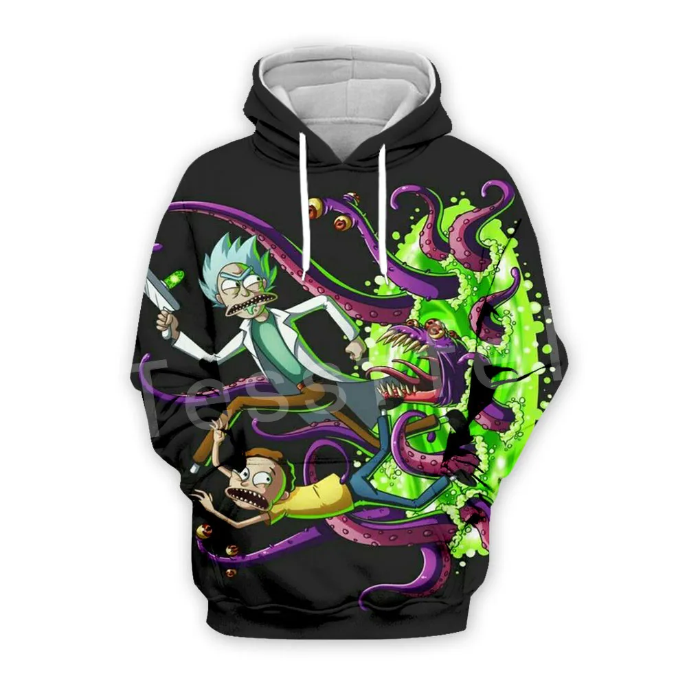 

Tessffel Anime Rick and Morty New Fashion Funny Colorful Cartoon Tracksuit 3DPrint Hoodie/Sweatshirt/Jacket/shirts Men Women s15