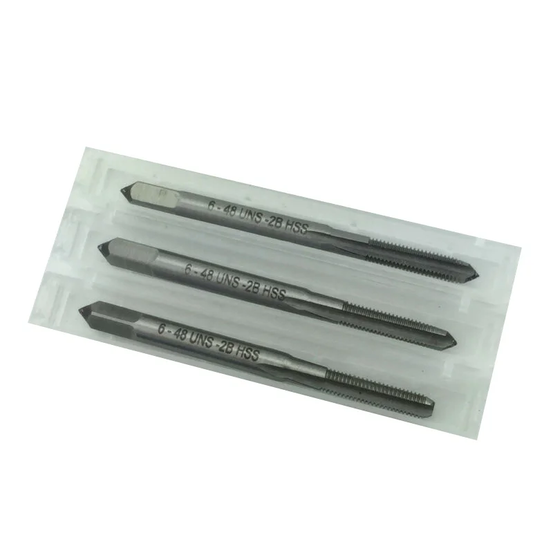 6-48 UNS 3 Flute Thread Tap Taper Plug And Bottom Cone Metalworking Accessory