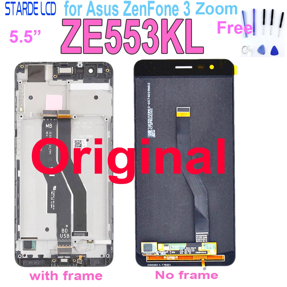 Original New LCD For ASUS Zenfone 3 Zoom ZE553KL Z01HDA LCD Display ...