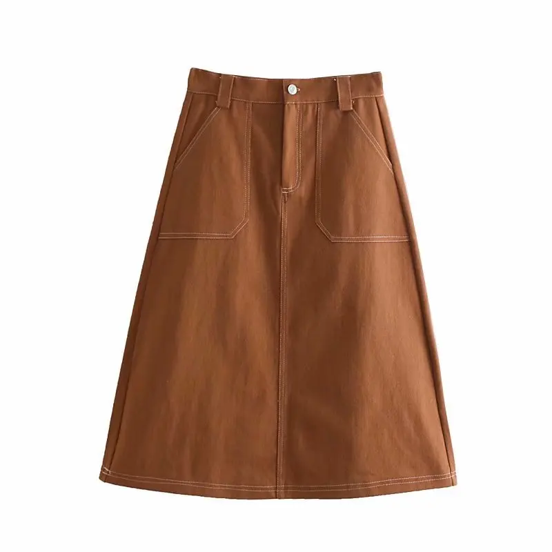 

Western Style 2019 Summer New Style WOMEN'S Dress Versitile Fashion Slim Fit Slimming High-waisted Decorative Open-line A- line