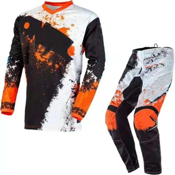 

2020 ONE MX MTB ATV Element Motocross Gear Set Jersey + Pants Racing Gear Combination Mountain Bike riding Jersey Pants Suit
