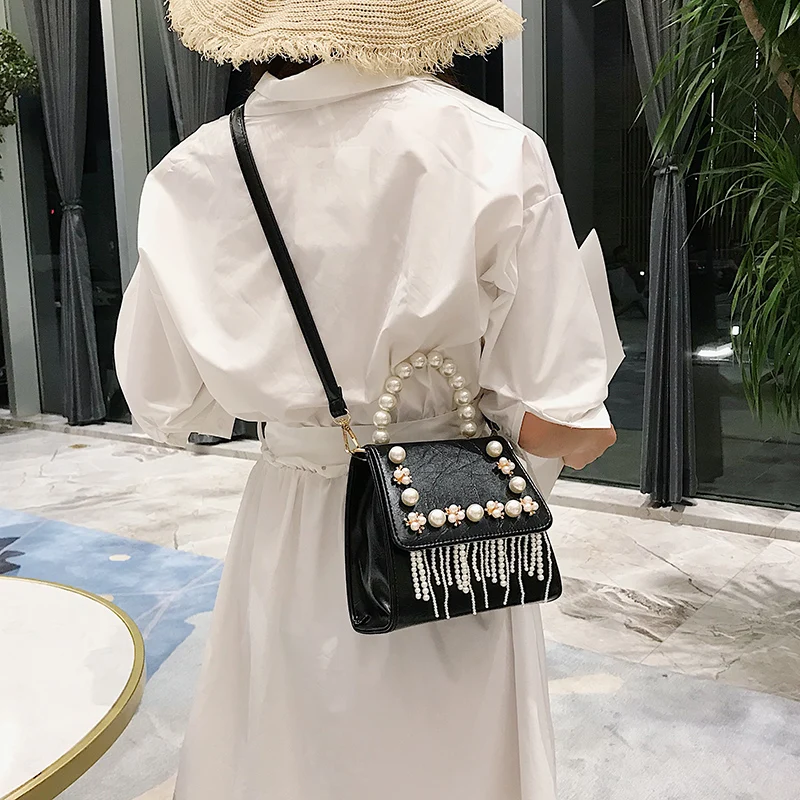 Женская сумочка ручной работы маленькая сумка на цепочке клатч плечо с