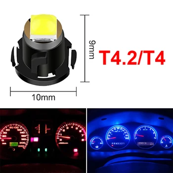 

2X T4.2 LED For Ford Focus 2 3 Fiesta Mondeo Ranger Kuga Seat Leon Ibiza Lexus Car Dashboard Gauges Cluster Lamp Bulbs White Red