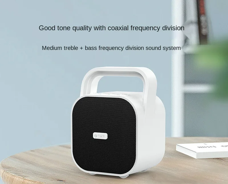 

Portable Portable Wireless Bluetooth Speaker High-Power Subwoofer Creative Card Instert Small Audio