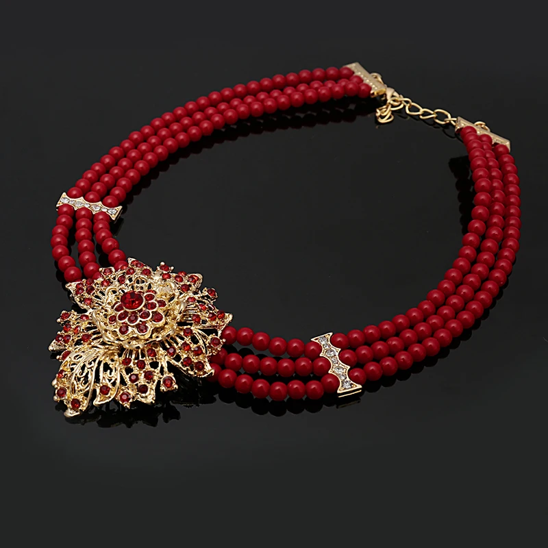 Fani Dubai Gold Colorful Jewelry Set Women Wedding accessories jewelry set Brand Fashion African Beads Jewelry Set Wholesale