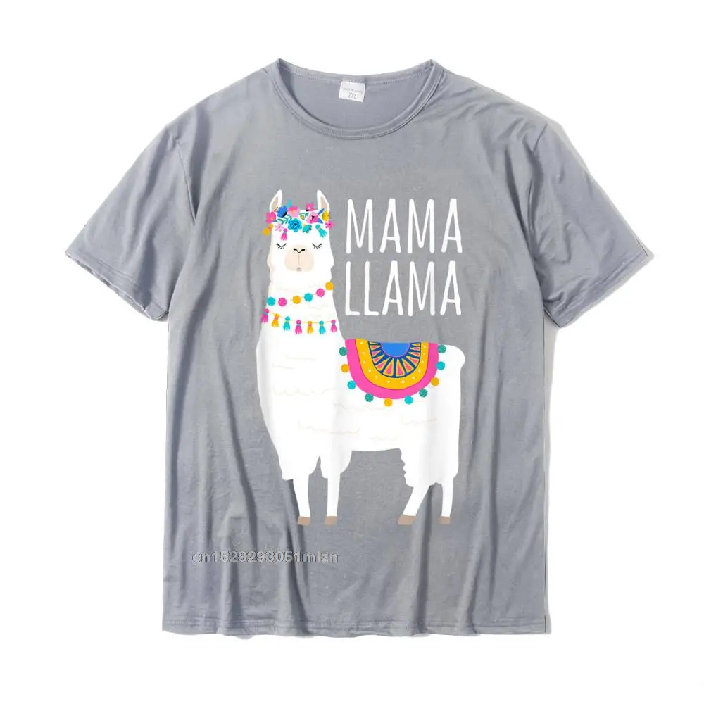 Print All Cotton Men Short Sleeve Tops Shirts Party Summer T Shirts Casual Tee Shirt 2021 New Round Collar Free Shipping Mama Llama Shirt for Women T-Shirt__5071 grey