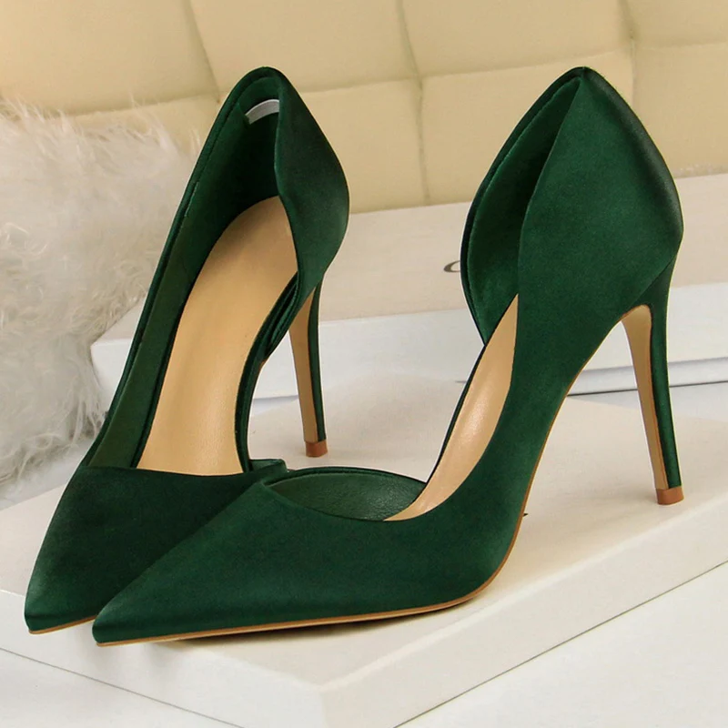 2020 Women 9.5cm High Heels Royal Blue 