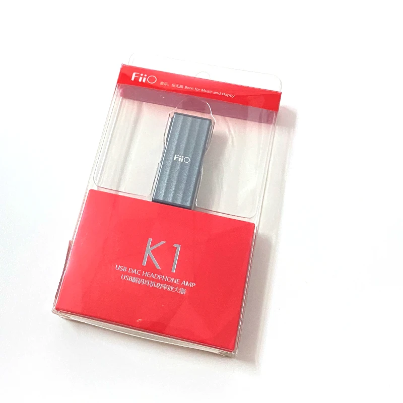 Fiio K1 Portable USB DAC Headphone Amplifier AMP No charging required 3 5mm output supports 96kHz 24bit for PC