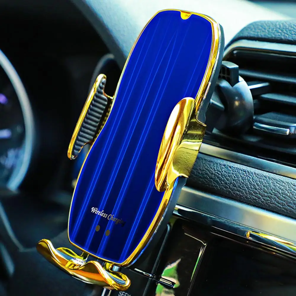 

Automatic Clamping Car Wireless Charger 10W Quick Charge for Iphone 11 Pro XR XS Huawei P30 Pro Qi Infrared Sensor Phone Holder