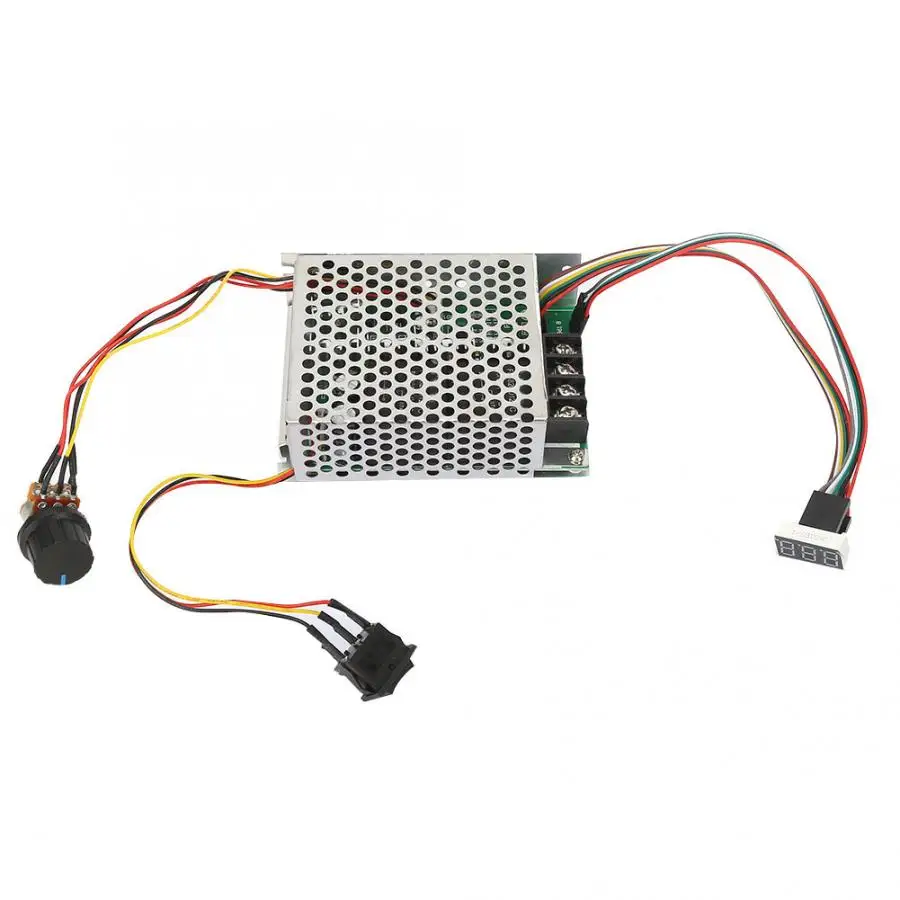 Регулируемый PWM Реверсивный контроллер двигателя постоянного тока DC10-55V 40A