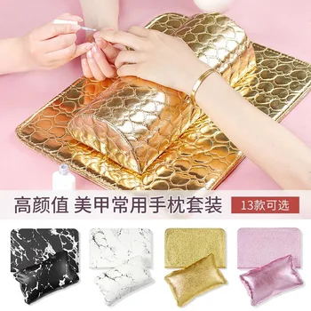 

Manicure Hand Pillow Set Mat Full Set of High-End Internet Red Japanese Tablecloth Manicure Mat Hand Pillow Wrist Splint Tools