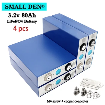 

3.2V 80Ah LiFePO4 battery rechargeable large capacity 80,000mAh solar hovercraft EV RV electric vehicle battery pack