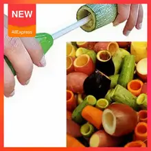 Ayevin prático 4 pçs ferramentas de cozinha vegetal espiral cortador escavação dispositivo recheado para frutas vegetais corer ferramentas spiralizer