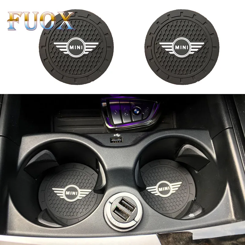 car cup non-slip pad lamp glass holder Mat bottle integrated styling for mini COOPERs S R50 R53 R56 R60 F55 F56 R57 | Автомобили и