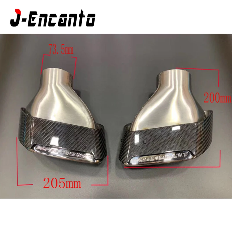 Top Quality New Arrival Carbon Fiber Exhaust Tip Car Exhaust Pipe Muffler Tip For BMW G30 New 5-Series Accessories